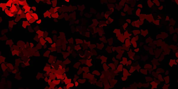 Fondo Vector Rojo Oscuro Con Formas Aleatorias Diseño Sencillo Estilo — Vector de stock