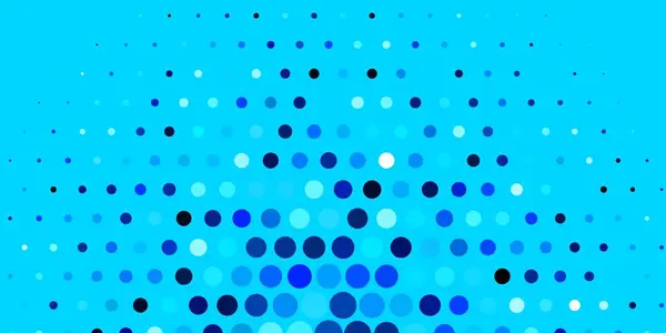 Sötét Kék Vektor Textúra Korongokkal Illusztráció Ragyogó Színes Absztrakt Szférákkal — Stock Vector
