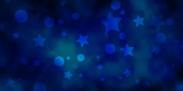 星のライトブルーベクトルテンプレート — ストックベクタ