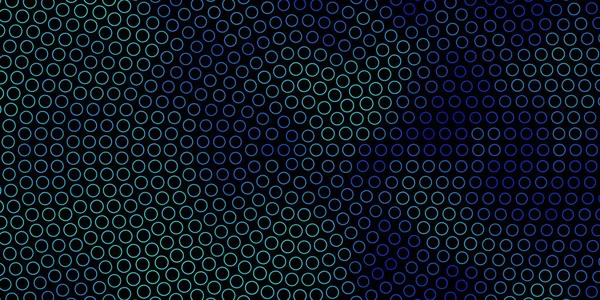 Texture Vectorielle Bleu Foncé Avec Cercles — Image vectorielle