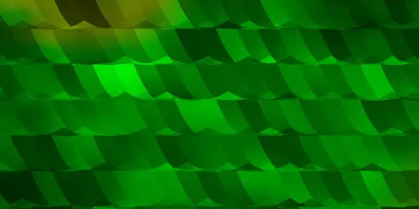 Mörkblå Grön Vektor Bakgrund Med Hexagoner Glitter Abstrakt Illustration Hexagonal — Stock vektor