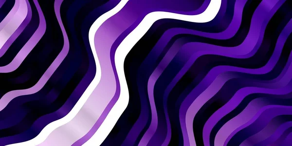 Modèle Vectoriel Violet Clair Avec Courbes — Image vectorielle