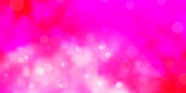 Világos Rózsaszín Vektor Textúra Korongokkal Absztrakt Színes Lemezek Egyszerű Gradiens — Stock Vector
