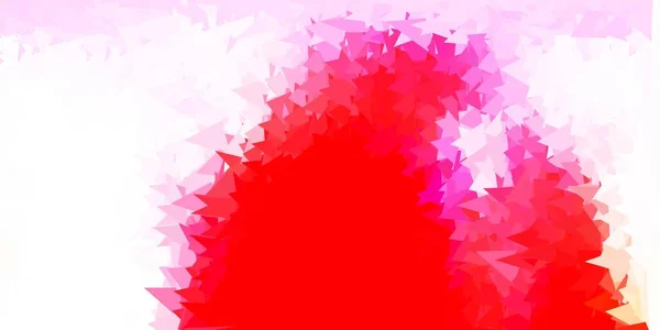 Ελαφρύ Κόκκινο Διάνυσμα Αφηρημένο Τρίγωνο Φόντο Εικονογράφηση Σπασμένο Στυλ Γυαλιού — Διανυσματικό Αρχείο