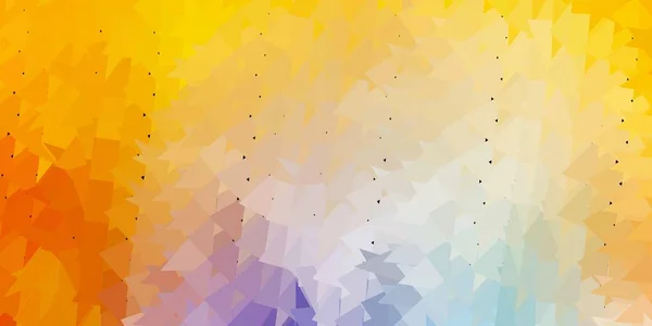 Светло Синий Желтый Треугольный Фон Элегантная Абстрактная Иллюстрация Градиентными Треугольниками — стоковый вектор