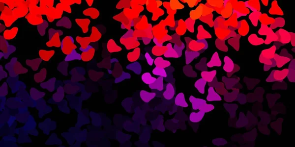 Темно Рожевий Червоний Векторний Візерунок Абстрактними Формами Сучасна Абстрактна Ілюстрація — стоковий вектор