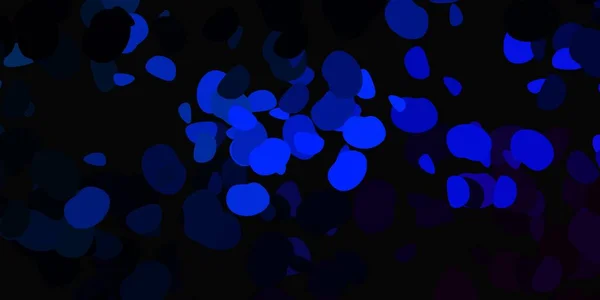 Sötét Rózsaszín Kék Vektor Háttér Kaotikus Alakzatokkal Színes Absztrakt Formák — Stock Vector