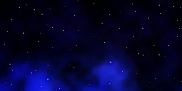 Fondo Vectorial Púrpura Oscuro Con Estrellas Coloridas — Vector de stock