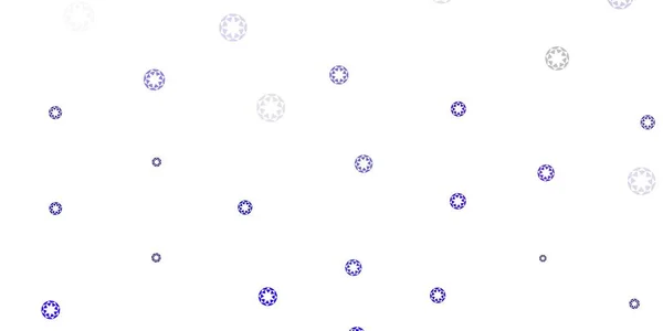 Світло Фіолетовий Векторний Фон Плямами Абстрактні Барвисті Диски Простому Градієнтному — стоковий вектор