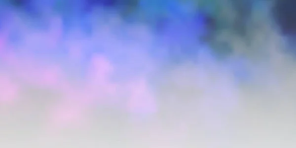 Dunkelrosa Blauer Vektorhintergrund Mit Kumulus Gradient Illustration Mit Buntem Himmel — Stockvektor