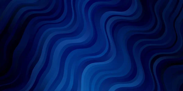 Light Blue Vector Background Curves — Stock Vector