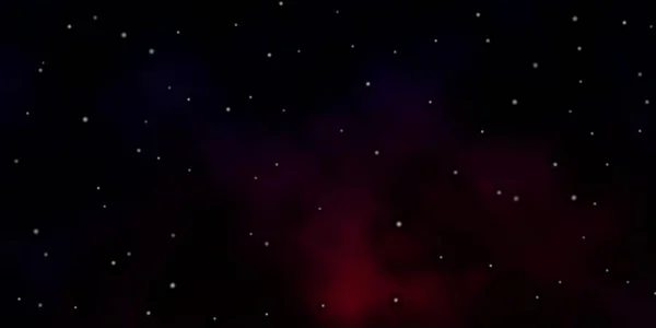 ダークピンク カラフルな星の赤いベクトルの背景 星とシンプルなスタイルでブラー装飾デザイン 新年の広告 小冊子のパターン — ストックベクタ