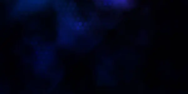 Темний Рожевий Блакитний Векторний Фон Колами Абстрактна Ілюстрація Барвистими Плямами — стоковий вектор