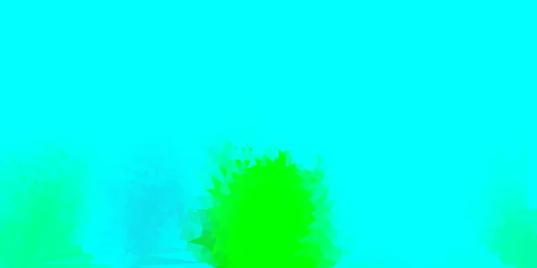 Lichtblauwe Groene Vector Veelhoekige Achtergrond Moderne Abstracte Illustratie Met Veelhoekige — Stockvector