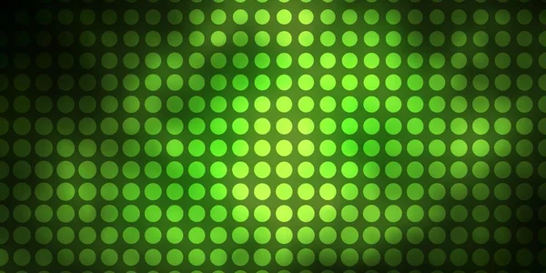 深绿色 黄色矢量背景与圆圈 带气泡的梯度装饰设计 为您的商业广告设计 — 图库矢量图片