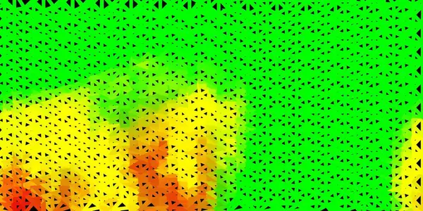 Dunkler Mehrfarbiger Vektor Abstrakter Dreieck Hintergrund Neue Farbenfrohe Illustration Mit — Stockvektor