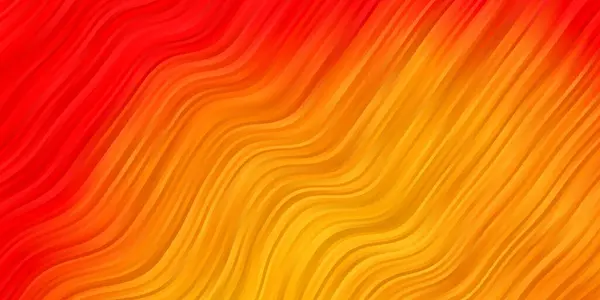 Fondo Vectorial Naranja Claro Con Líneas Iris Ilustración Abstracta Con — Archivo Imágenes Vectoriales