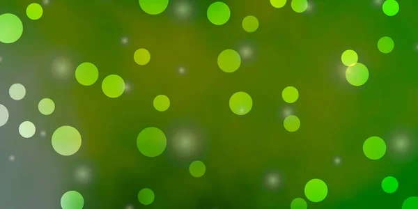 초록색 배경에원 — 스톡 벡터