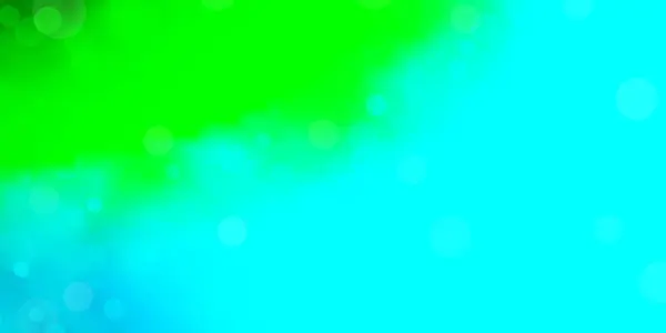 Світло Блакитне Зелене Векторне Компонування Формами Кола — стоковий вектор