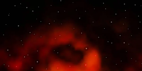 Mörk Rosa Vektor Bakgrund Med Färgglada Stjärnor — Stock vektor