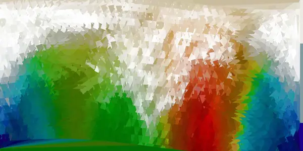 Темно Зелений Червоний Векторний Градієнтний Дизайн Багатокутника Абстрактна Ілюстрація Елегантними — стоковий вектор