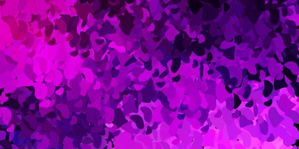 Luz Púrpura Patrón Vectorial Rosa Con Formas Abstractas Ilustración Colorida — Vector de stock
