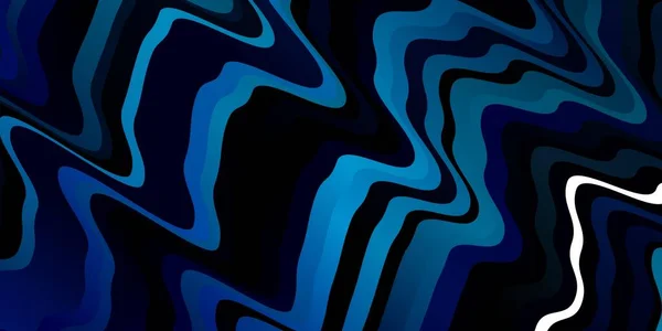 Ljusblå Vektor Layout Med Cirkulär Båge Abstrakt Illustration Med Bandy — Stock vektor