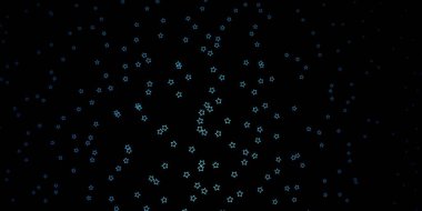 Koyu mavi, güzel yıldızlı vektör dokusu.