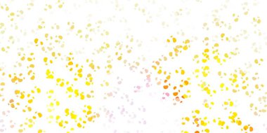 Açık pembe, sarı vektör arkaplan ve rastgele formlar. Soyut tarzda, gradyan formlarda basit tasarım. Web siteniz için basit illüstrasyon.