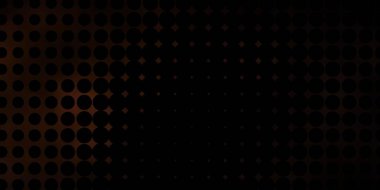 Daireli koyu kahverengi vektör arkaplanı.