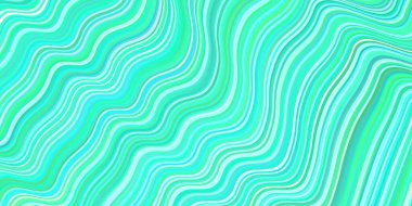 Çizgileri olan açık yeşil vektör deseni. Soyut ve gradyan biçiminde geometrik çizim. Web siteniz için soyut tasarım.