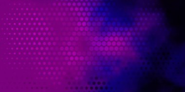 Kabarcıklı koyu mor vektör arkaplanı.