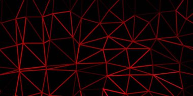 Koyu pembe, kırmızı vektör poli üçgen şablonu. Zarif eğimli üçgenli soyut illüstrasyon. Cep telefonları için arkaplan.