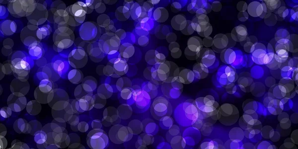 Dark Purple Vector Backdrop Dots Abstract Decorative Design Gradient Style — Stock Vector