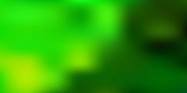 Verde Chiaro Vettore Giallo Layout Astratto Sfocatura Illustrazione Astratta Colorata — Vettoriale Stock