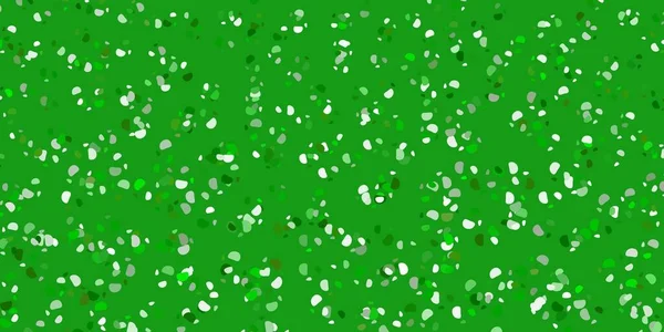Ανοιχτό Πράσινο Διανυσματικό Φόντο Χαοτικά Σχήματα Σύγχρονη Αφηρημένη Απεικόνιση Κλίση — Διανυσματικό Αρχείο