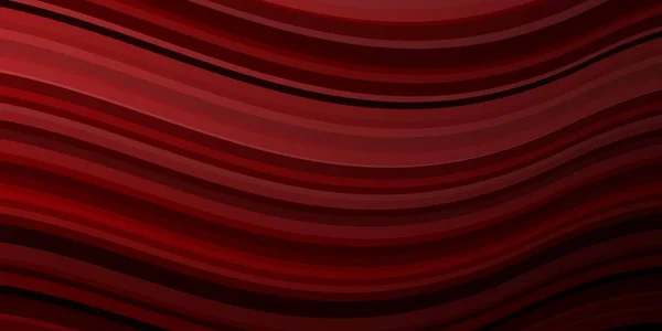 Diseño Vectorial Rojo Oscuro Con Líneas Iris — Vector de stock