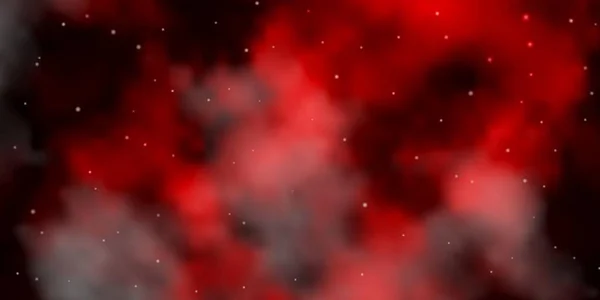 Textura Vectorial Rojo Oscuro Con Hermosas Estrellas — Archivo Imágenes Vectoriales