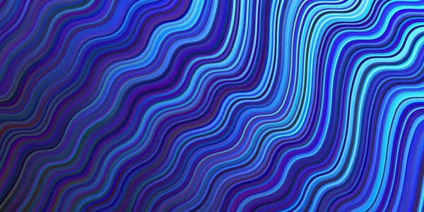 Dunkelblauer Vektorhintergrund Mit Linien Geometrische Illustration Abstrakten Stil Mit Farbverlauf — Stockvektor
