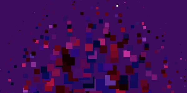 Bleu Clair Motif Vectoriel Rouge Dans Style Carré — Image vectorielle