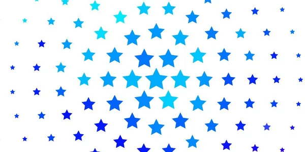 Rosa Claro Layout Vetor Azul Com Estrelas Brilhantes — Vetor de Stock