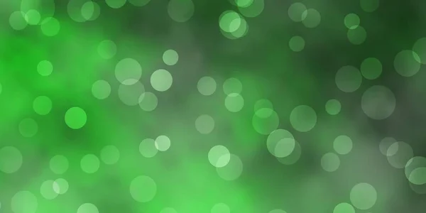 Fond Vectoriel Vert Clair Avec Bulles — Image vectorielle