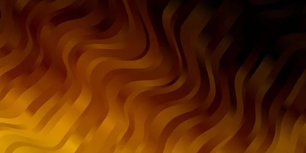 Темно Оранжевый Векторный Фон Кривыми — стоковый вектор