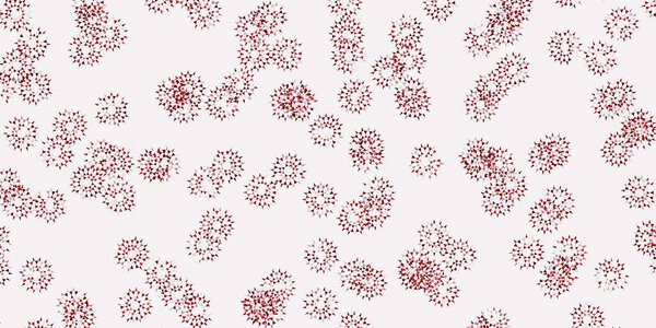 Light purple, pink vector doodle background with flowers. Abstract illustration with flowers in Origami style. Colorful pattern for spring parties.
