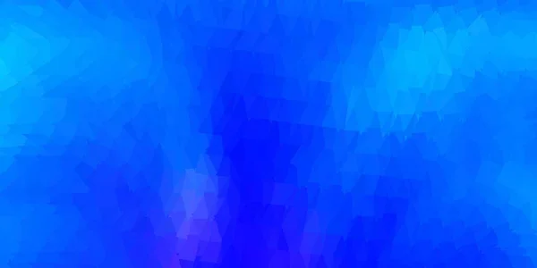 Lichtroze Blauwe Vector Driehoek Mozaïek Patroon Decoratieve Kleurrijke Illustratie Met — Stockvector