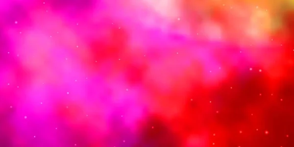 カラフルな抽象的な星空の背景 — ストックベクタ