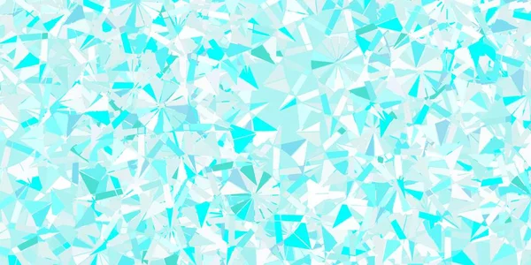 Світло Блакитний Векторний Шаблон Льодовими Сніжинками Проста Абстрактна Ілюстрація Льодом — стоковий вектор