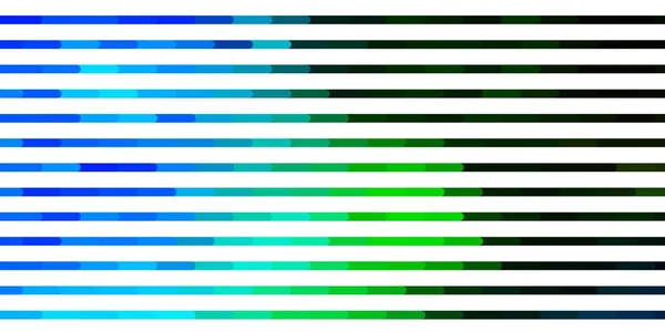 Bleu Clair Texture Vectorielle Verte Avec Lignes — Image vectorielle