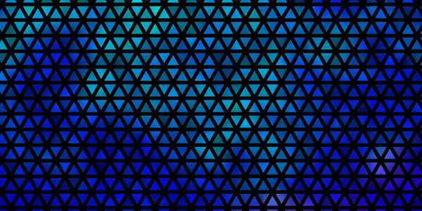 Ljusrosa Blå Vektor Mall Med Kristaller Trianglar Abstrakt Lutning Illustration — Stock vektor