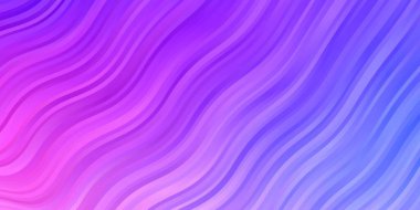 Eğrili karanlık vektör deseni. Rengarenk çizgileri ve şekilleri olan parlak bir örnek. Terfileriniz için akıllı tasarım.